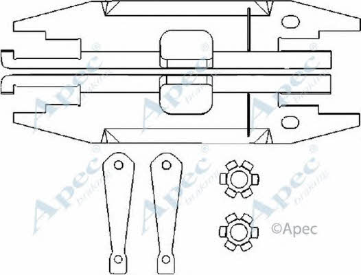 APEC braking ADB3019 Brake adjuster ADB3019