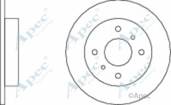 APEC braking DSK641 Brake disc DSK641