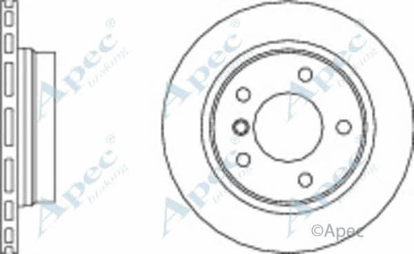 APEC braking DSK681 Brake disc DSK681