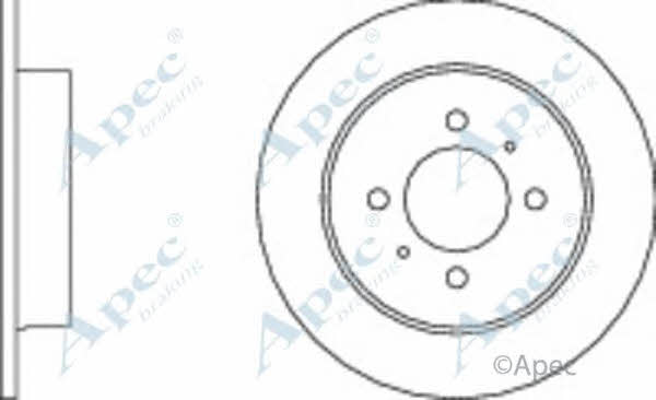 APEC braking DSK702 Brake disc DSK702