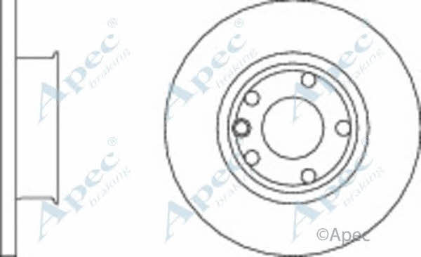 APEC braking DSK722 Brake disc DSK722