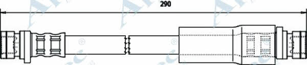 APEC braking HOS3122 Brake Hose HOS3122