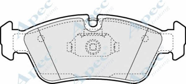 APEC braking PAD1061 Brake Pad Set, disc brake PAD1061