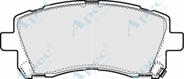 APEC braking PAD1070 Brake Pad Set, disc brake PAD1070