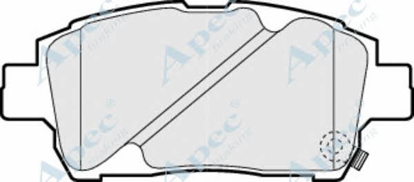 APEC braking PAD1116 Brake Pad Set, disc brake PAD1116