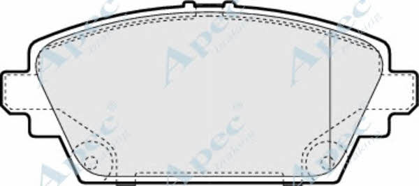 APEC braking PAD1170 Brake Pad Set, disc brake PAD1170