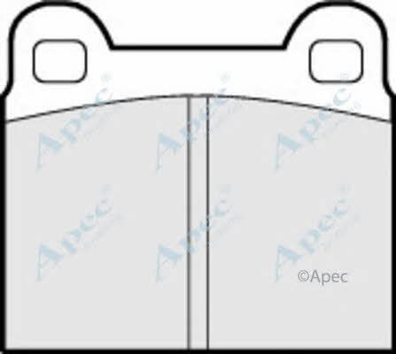 APEC braking PAD119 Brake Pad Set, disc brake PAD119