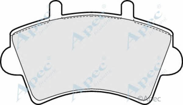 APEC braking PAD1204 Brake Pad Set, disc brake PAD1204