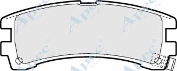 APEC braking PAD1210 Brake Pad Set, disc brake PAD1210