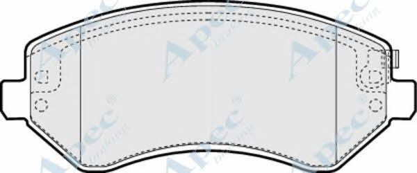 APEC braking PAD1267 Brake Pad Set, disc brake PAD1267