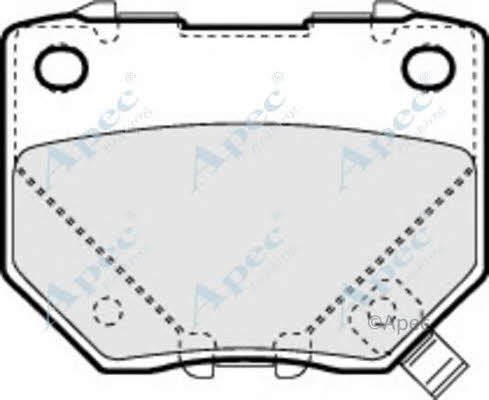 APEC braking PAD1276 Brake Pad Set, disc brake PAD1276