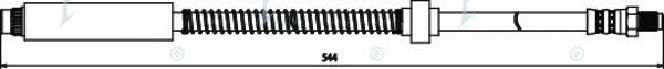 APEC braking HOS3400 Brake Hose HOS3400