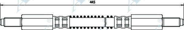 APEC braking HOS3490 Brake Hose HOS3490