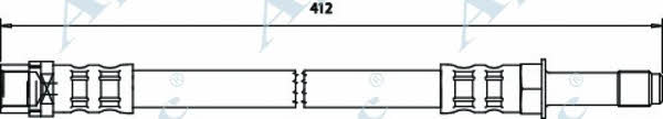 APEC braking HOS3538 Brake Hose HOS3538