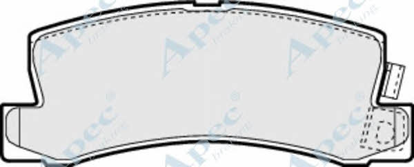 APEC braking PAD1373 Brake Pad Set, disc brake PAD1373