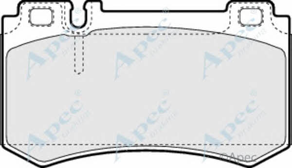 APEC braking PAD1425 Brake Pad Set, disc brake PAD1425