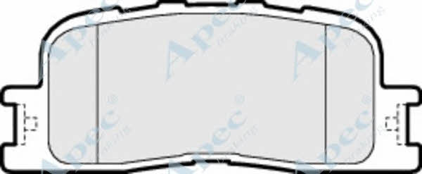 APEC braking PAD1471 Brake Pad Set, disc brake PAD1471