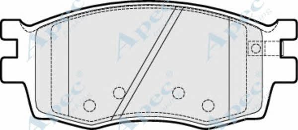 APEC braking PAD1491 Brake Pad Set, disc brake PAD1491