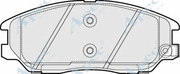 APEC braking PAD1507 Brake Pad Set, disc brake PAD1507