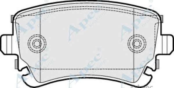 APEC braking PAD1529 Brake Pad Set, disc brake PAD1529