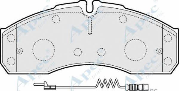 APEC braking PAD1541 Brake Pad Set, disc brake PAD1541