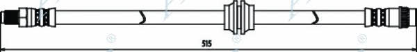 APEC braking HOS3766 Brake Hose HOS3766