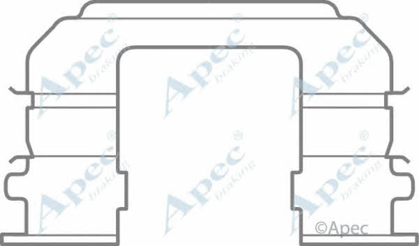 APEC braking KIT1004 Mounting kit brake pads KIT1004