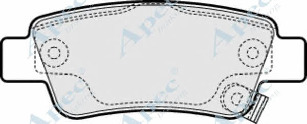 APEC braking PAD1583 Brake Pad Set, disc brake PAD1583