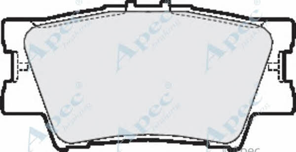 APEC braking PAD1591 Brake Pad Set, disc brake PAD1591