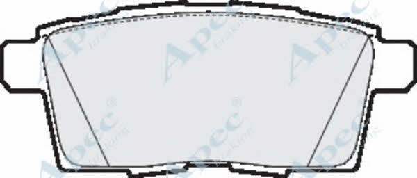 APEC braking PAD1605 Brake Pad Set, disc brake PAD1605