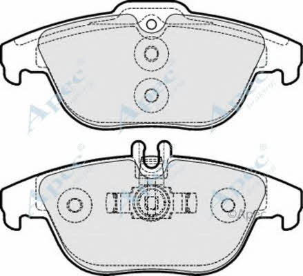APEC braking PAD1619 Brake Pad Set, disc brake PAD1619