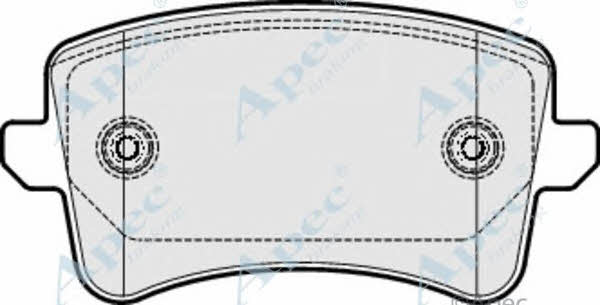 APEC braking PAD1655 Brake Pad Set, disc brake PAD1655