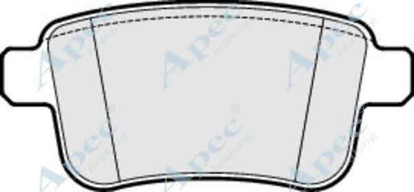 APEC braking PAD1657 Brake Pad Set, disc brake PAD1657