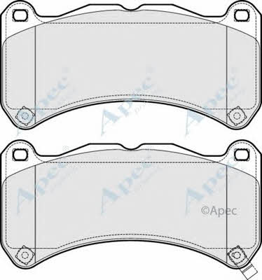 APEC braking PAD1666 Brake Pad Set, disc brake PAD1666