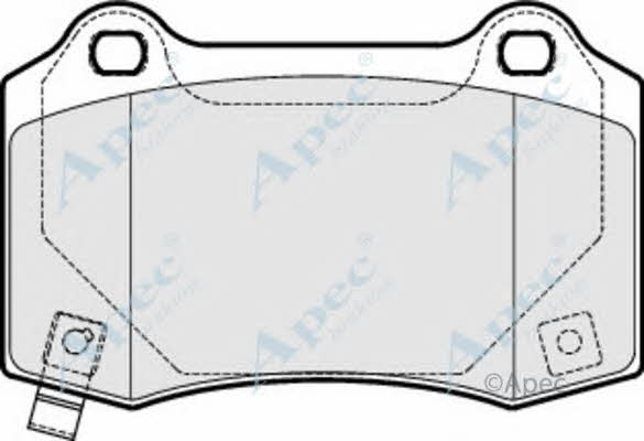 APEC braking PAD1688 Brake Pad Set, disc brake PAD1688