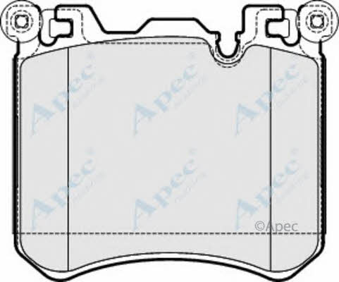 APEC braking PAD1738 Brake Pad Set, disc brake PAD1738