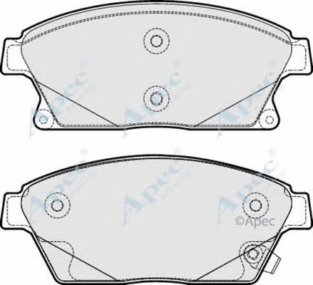 APEC braking PAD1772 Brake Pad Set, disc brake PAD1772