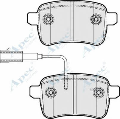 APEC braking PAD1798 Brake Pad Set, disc brake PAD1798