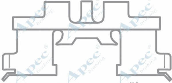 APEC braking KIT1050 Mounting kit brake pads KIT1050