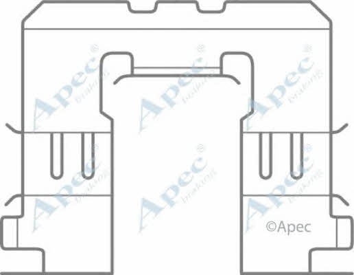 APEC braking KIT1081 Mounting kit brake pads KIT1081