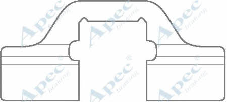 APEC braking KIT1134 Mounting kit brake pads KIT1134