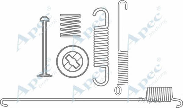 APEC braking KIT2043 Mounting kit brake pads KIT2043