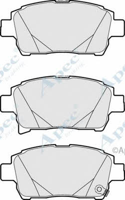 APEC braking PAD1825 Brake Pad Set, disc brake PAD1825