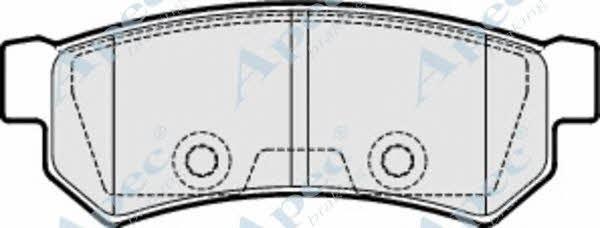 APEC braking PAD1847 Brake Pad Set, disc brake PAD1847