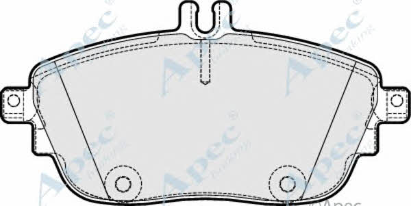APEC braking PAD1881 Brake Pad Set, disc brake PAD1881