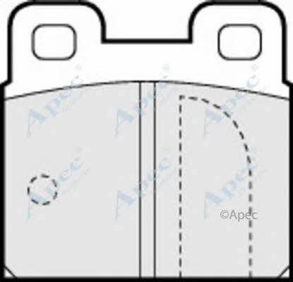 APEC braking PAD263 Brake Pad Set, disc brake PAD263