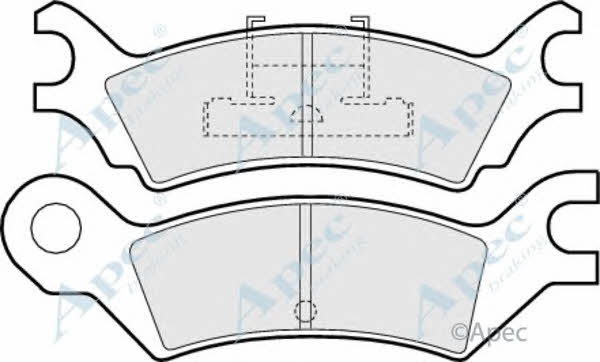 APEC braking PAD569 Brake Pad Set, disc brake PAD569