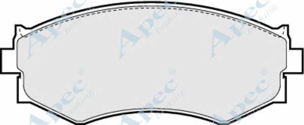APEC braking PAD666 Brake Pad Set, disc brake PAD666