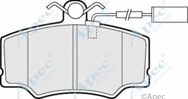 APEC braking PAD691 Brake Pad Set, disc brake PAD691