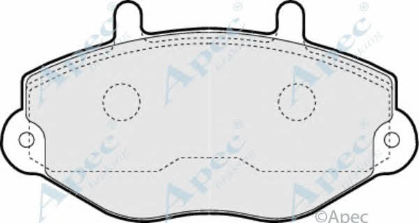 APEC braking PAD729 Brake Pad Set, disc brake PAD729